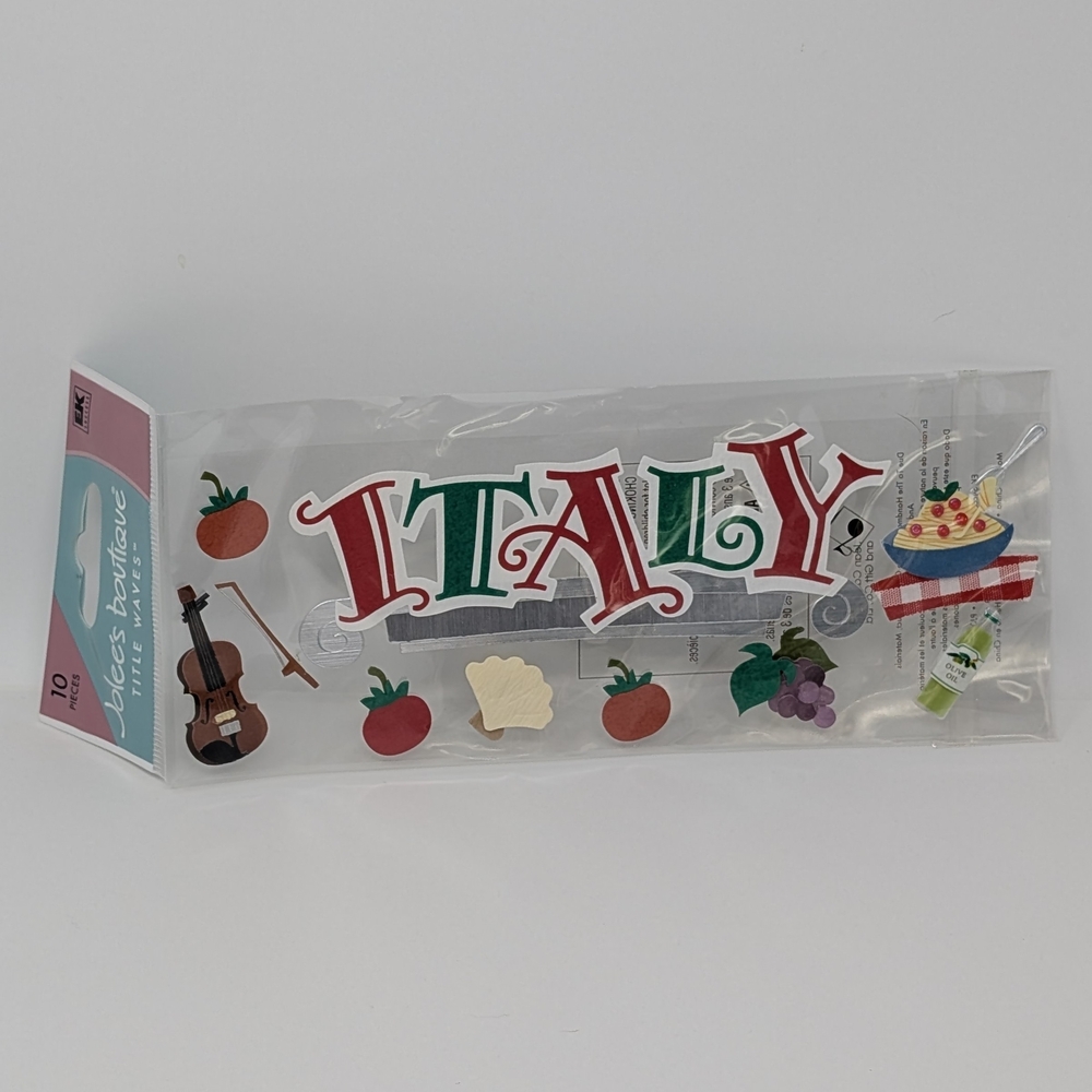 Jolee's Boutique Italy Themed Sticker Set
